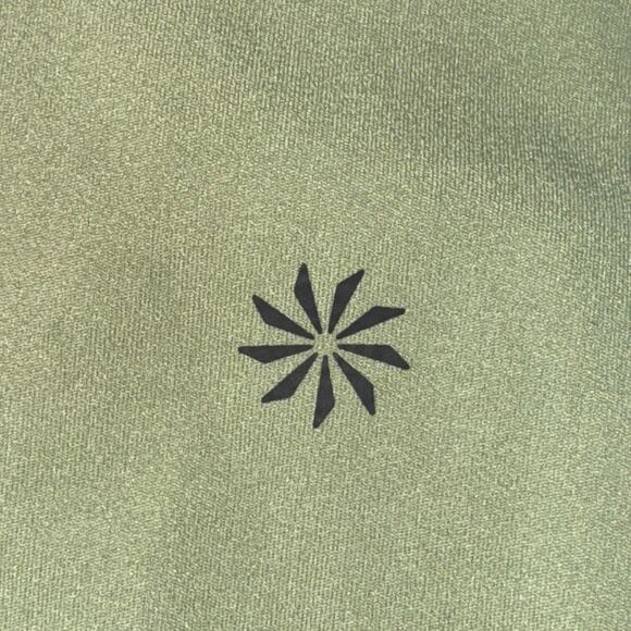 Athleta Salutation Stash Pocket II Capri Women's Size XSP Green Cropped Leggings - Picture 4 of 6